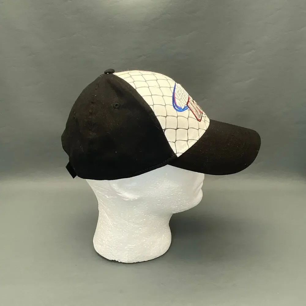 Bud Light UFC Promotional Hat Black White Cage Octagon Mesh Back Cap OSFM